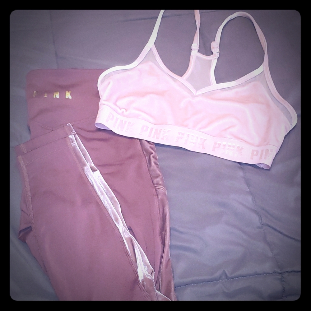 Victoria secret leggings and bra